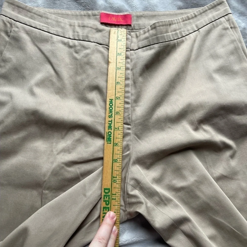 Lavia khaki tan cotton career wear pants